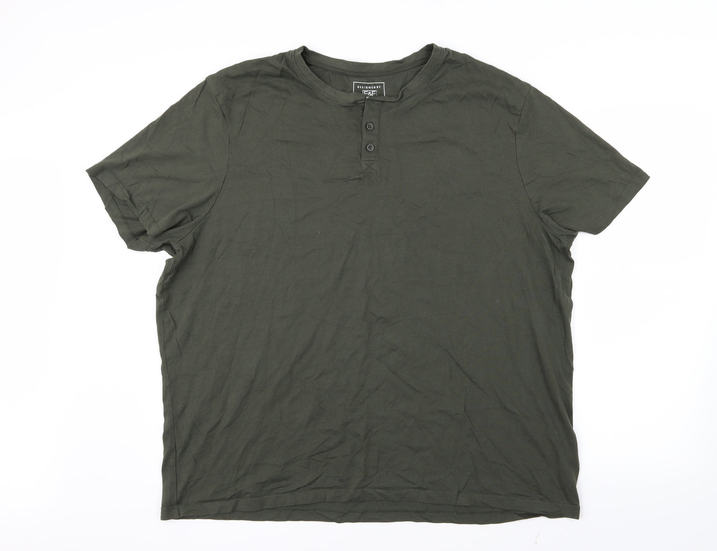 F&F Mens Green    T-Shirt Size 3XL