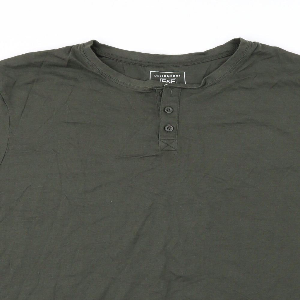 F&F Mens Green    T-Shirt Size 3XL
