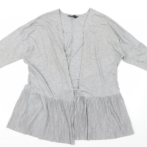 Dorothy Perkins Womens Grey   Cardigan Jumper Size M