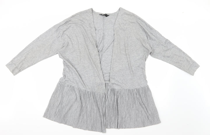 Dorothy Perkins Womens Grey   Cardigan Jumper Size M