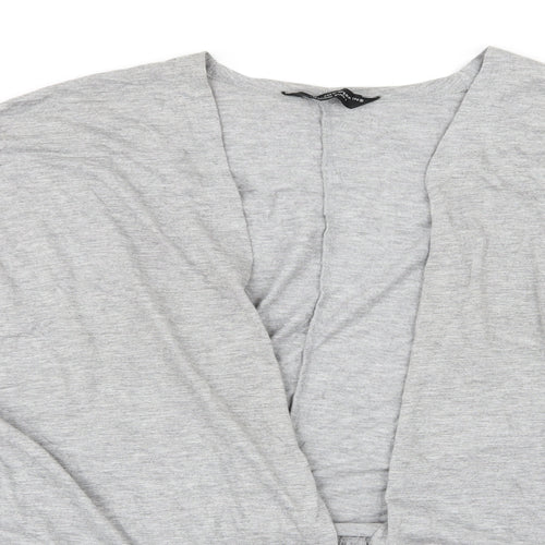 Dorothy Perkins Womens Grey   Cardigan Jumper Size M