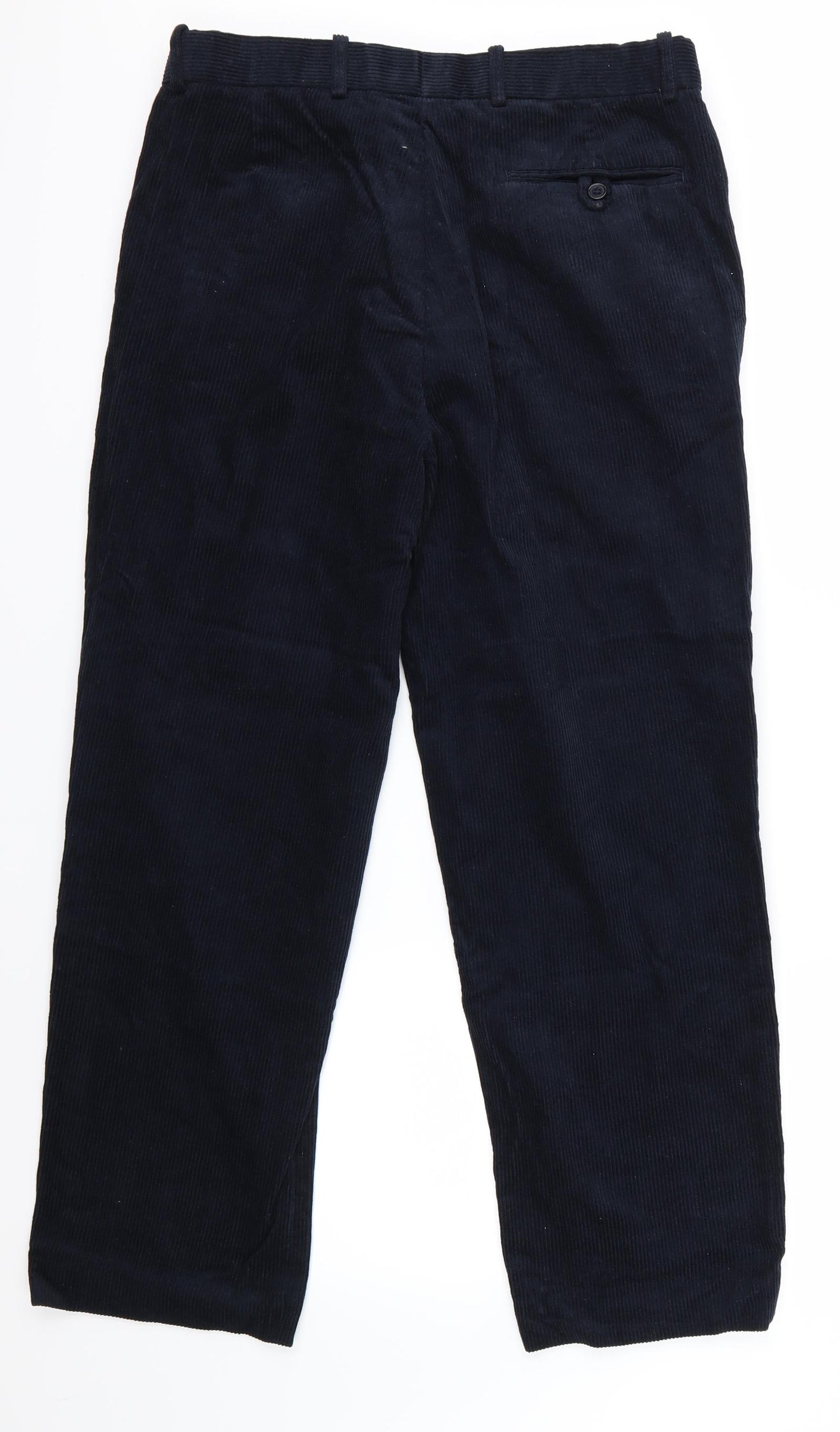 Pegasus Mens Blue  Velvet Trousers  Size 33 in L27 in