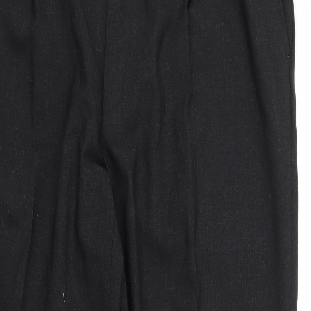 Marks and Spencer Mens Black   Trousers  Size 35 in L29 in