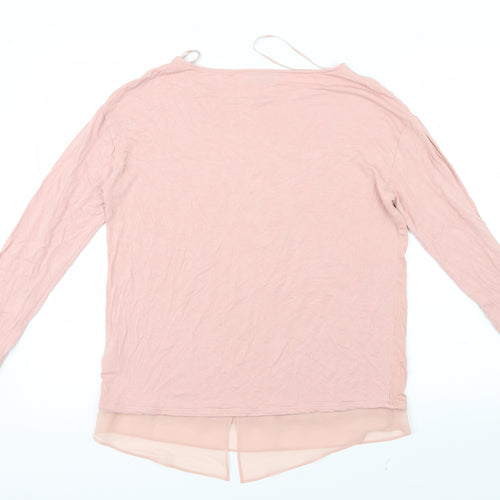 Per Una Womens Pink   Basic T-Shirt Size 12