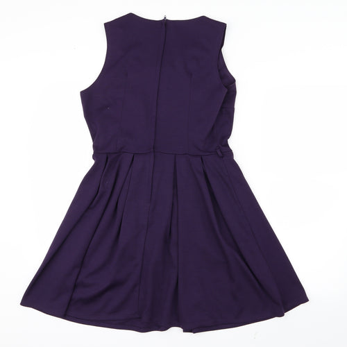 Apricot Womens Purple   A-Line  Size L