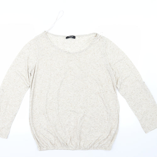 George Womens Beige  Knit Pullover Jumper Size 14