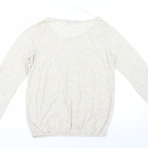 George Womens Beige  Knit Pullover Jumper Size 14