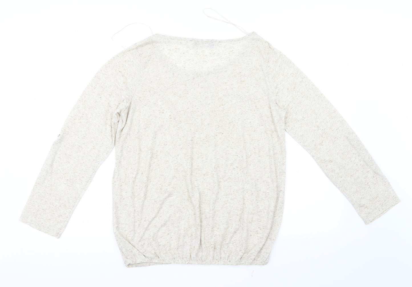 George Womens Beige  Knit Pullover Jumper Size 14