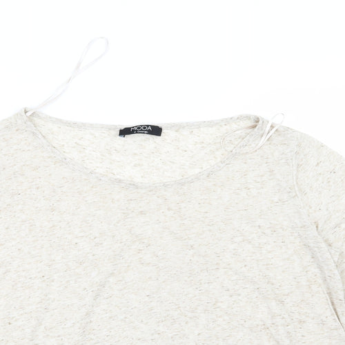 George Womens Beige  Knit Pullover Jumper Size 14