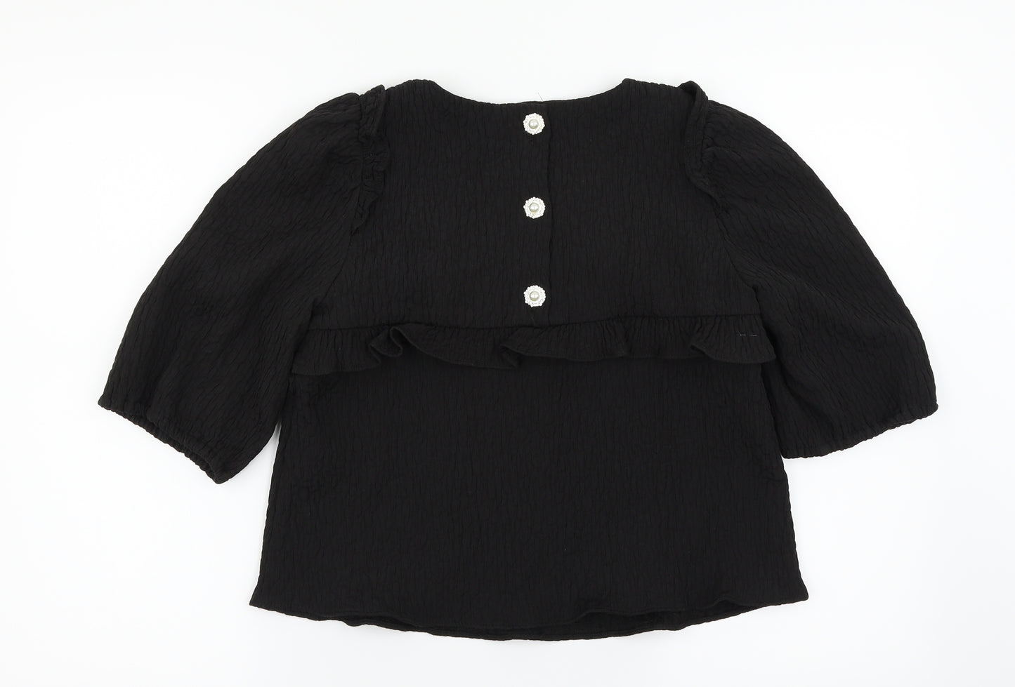 Zara Womens Black   Basic Blouse Size S