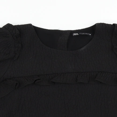 Zara Womens Black   Basic Blouse Size S