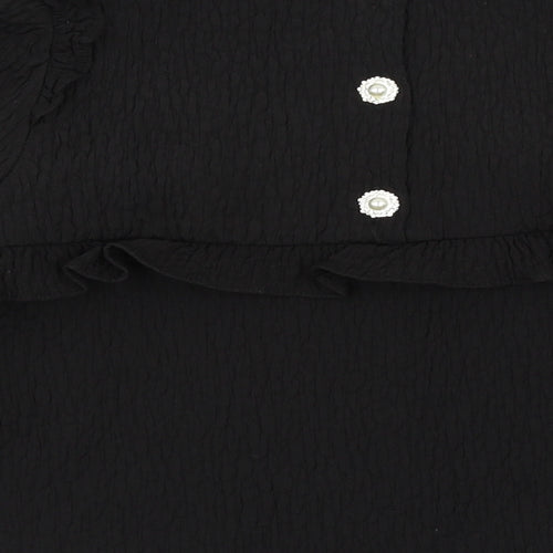 Zara Womens Black   Basic Blouse Size S