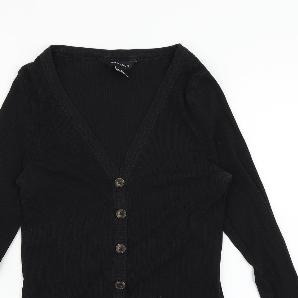 New Look Womens Black   Cardigan Jumper Size 8
