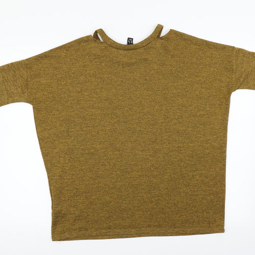 New Look Womens Yellow   Pullover Jumper Size M