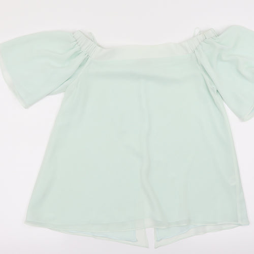 Rive Island Womens Green   Basic Blouse Size 10