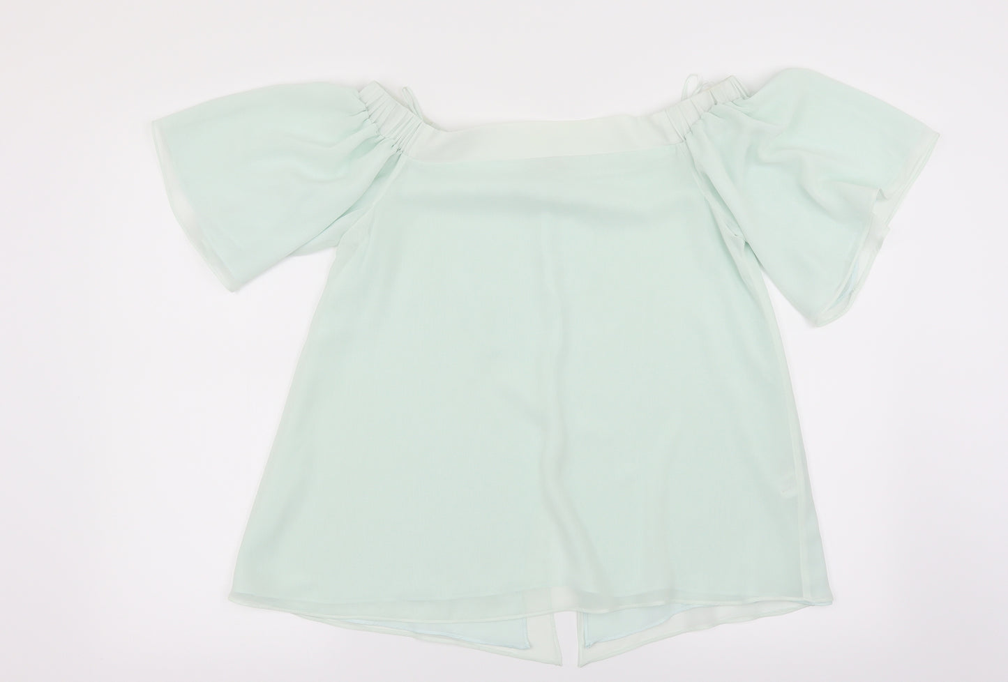 Rive Island Womens Green   Basic Blouse Size 10