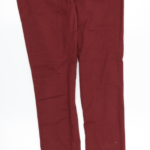SoulCal&Co Womens Red   Chino Trousers Size 10 L30 in
