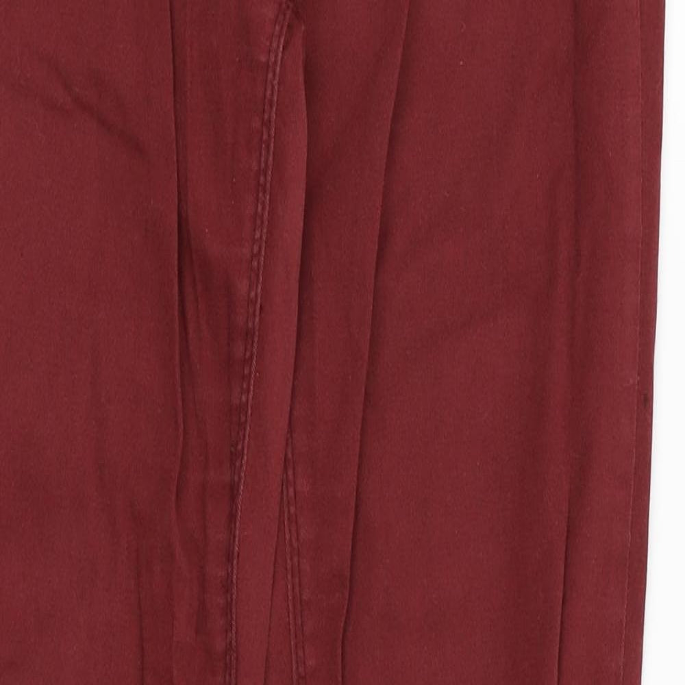 SoulCal&Co Womens Red   Chino Trousers Size 10 L30 in