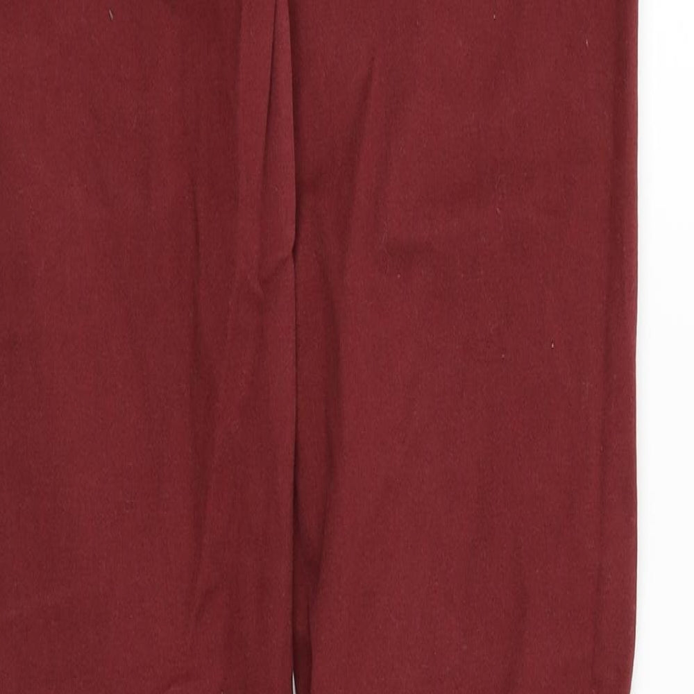 SoulCal&Co Womens Red   Chino Trousers Size 10 L30 in