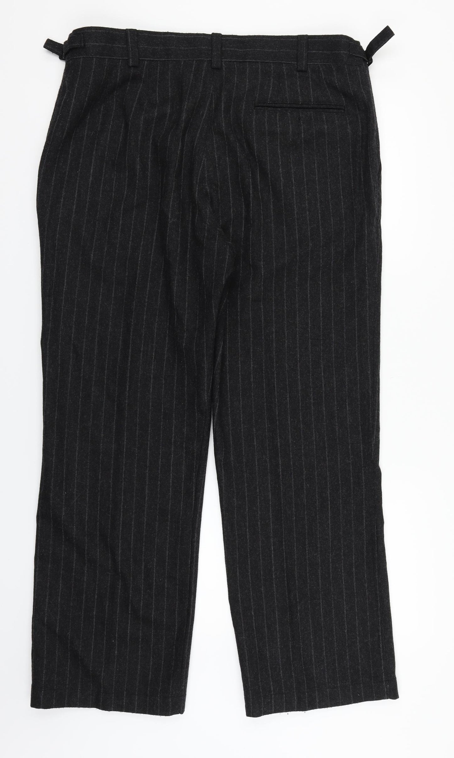 Autograph Mens Black   Dress Pants Trousers Size 38 in L29 in