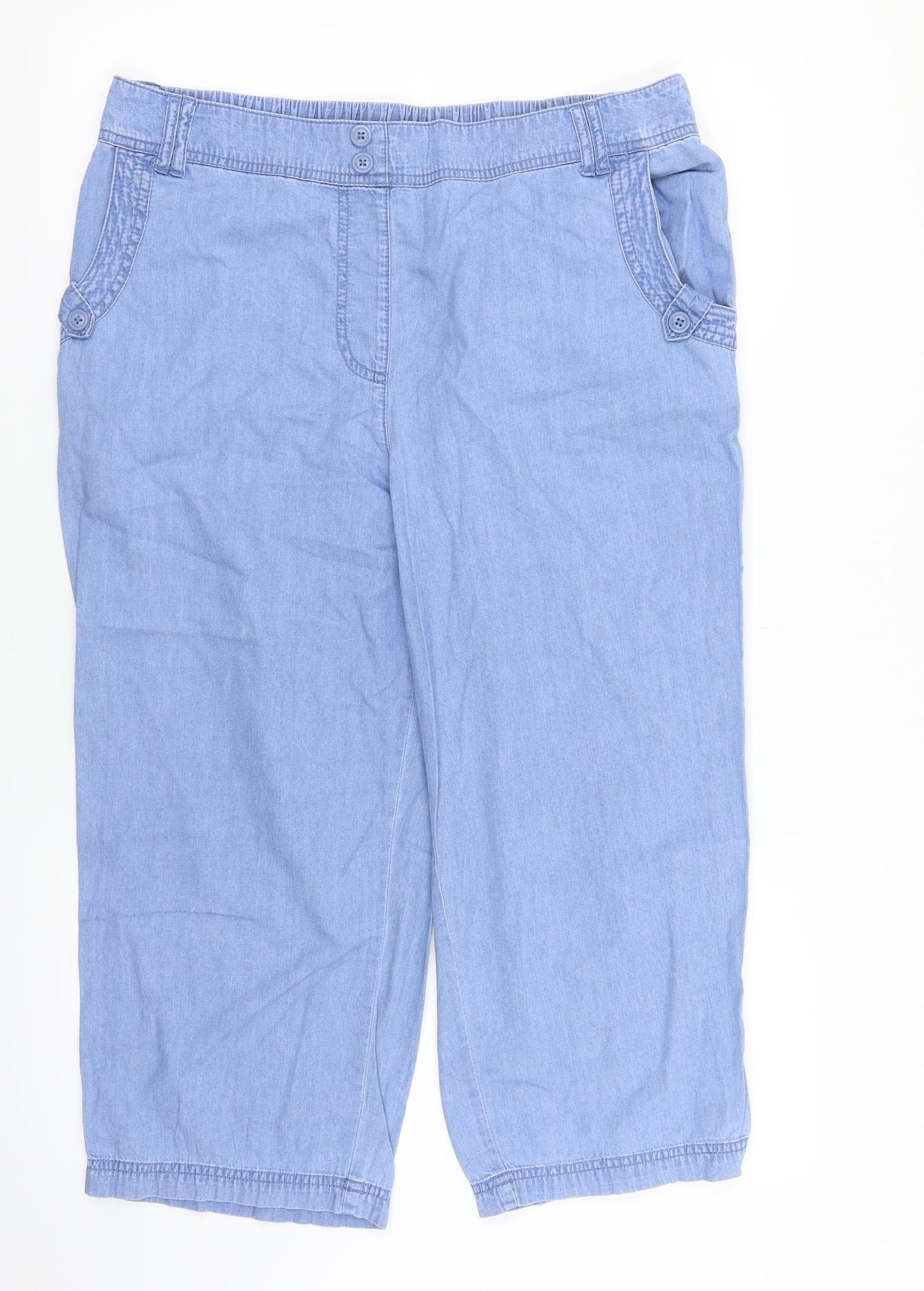 BM Womens Blue   Boyfriend Shorts Size M