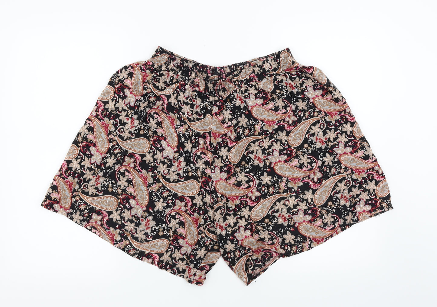 Preworn Womens Multicoloured Geometric  Bermuda Shorts Size XL
