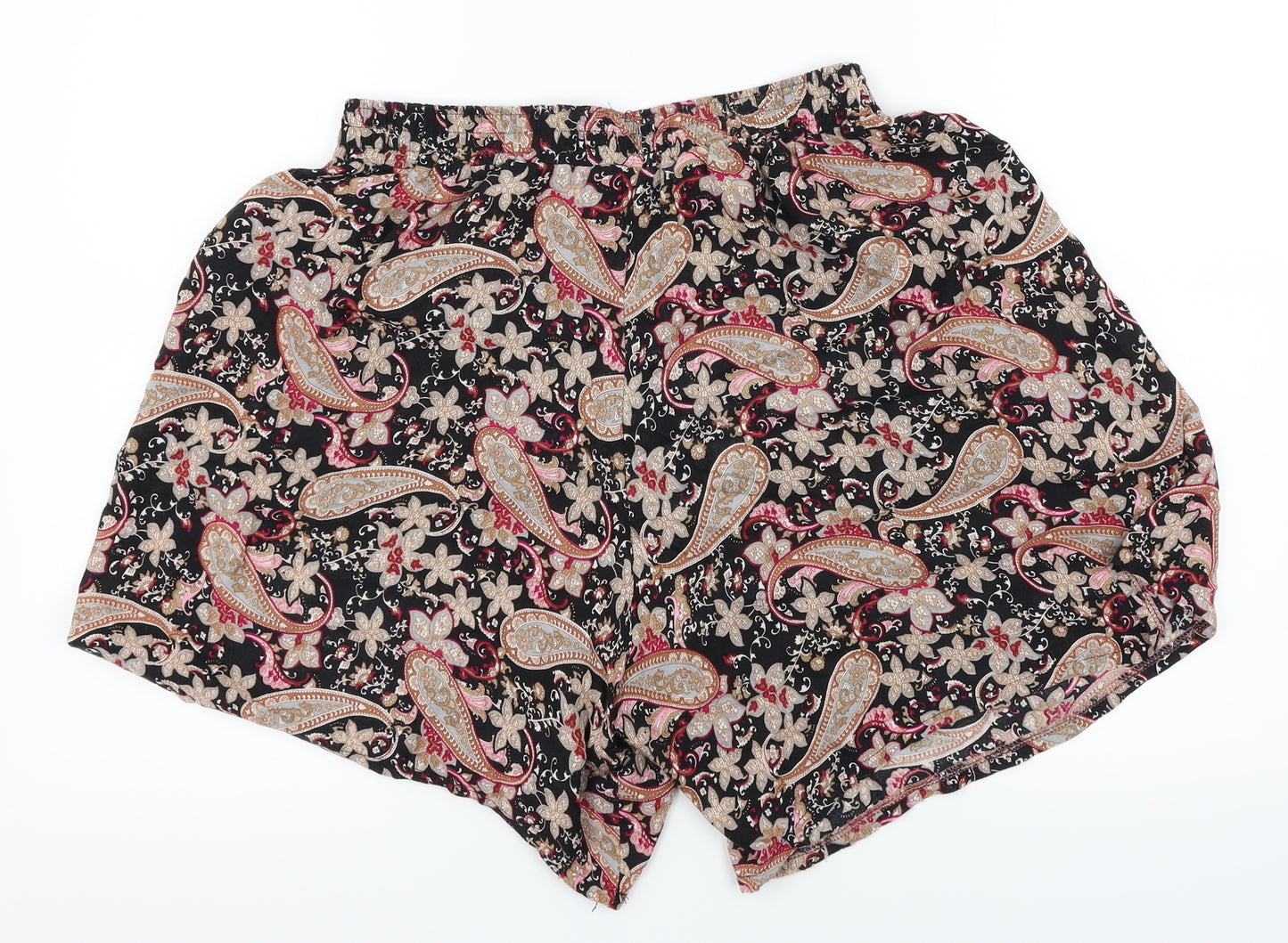 Preworn Womens Multicoloured Geometric  Bermuda Shorts Size XL