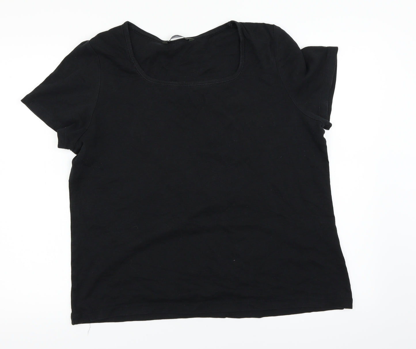 Bonmarché Womens Black   Basic T-Shirt Size 20