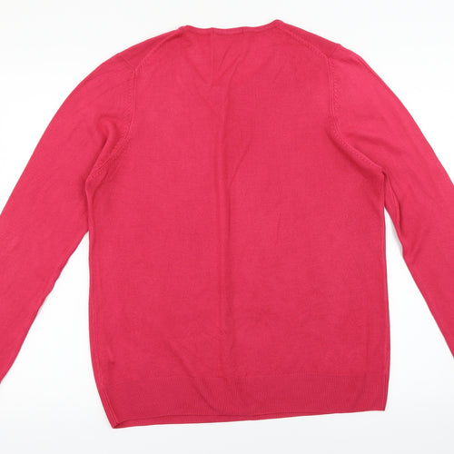 M&S Womens Pink   Pullover Jumper Size 14