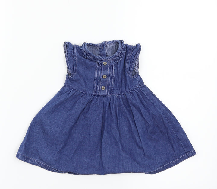 George Girls Blue   A-Line  Size 0-3 Months