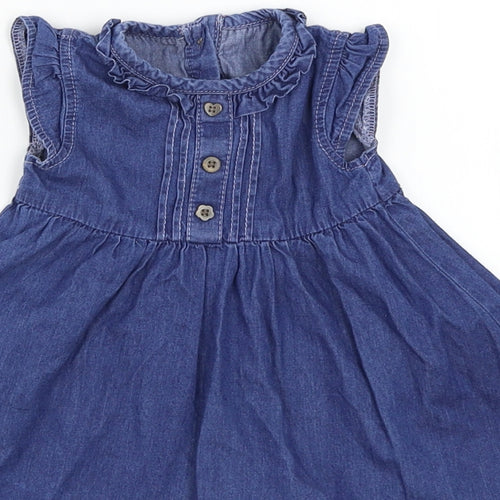 George Girls Blue   A-Line  Size 0-3 Months