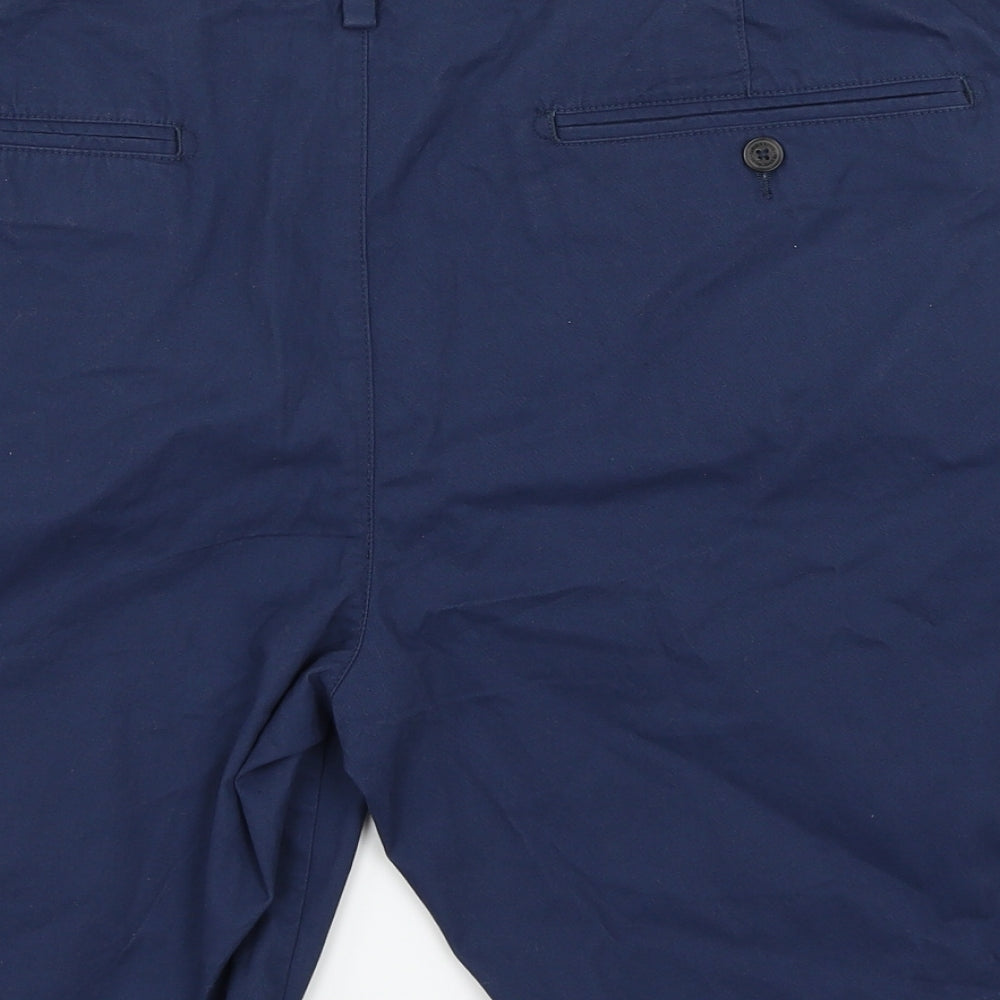 NEXT Mens Blue   Chino Shorts Size 38 in