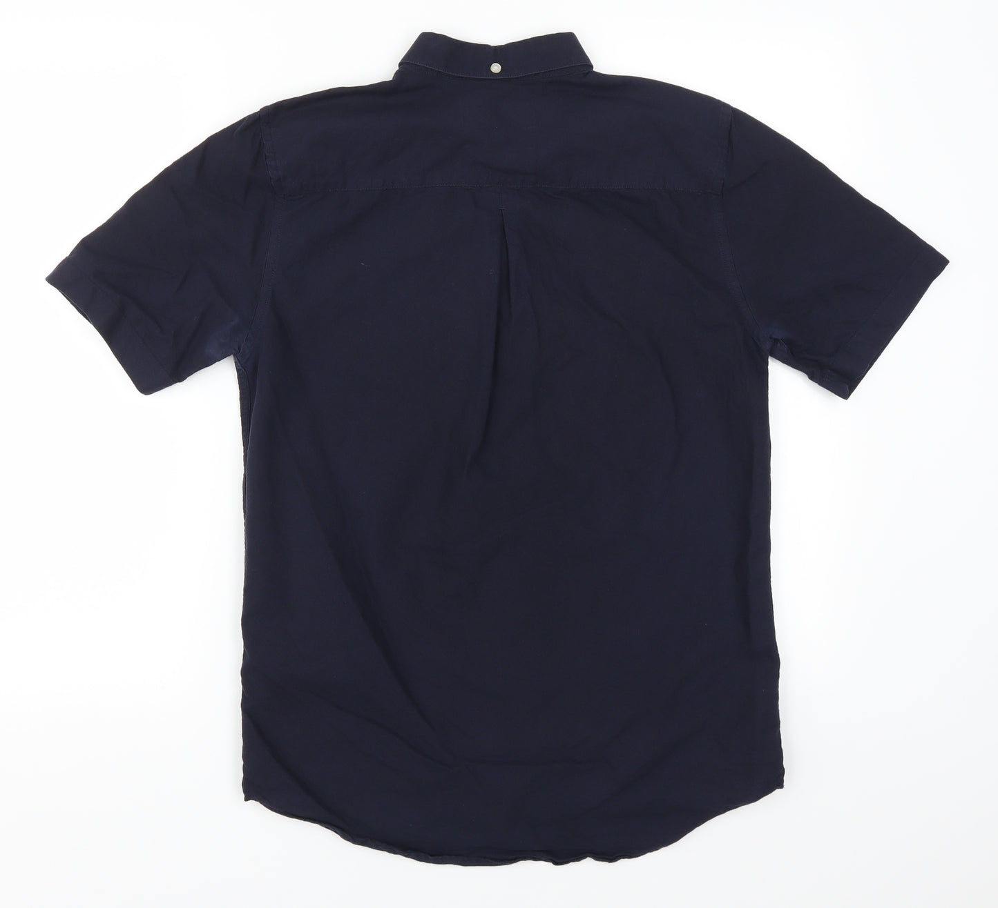 River Island Mens Blue    Button-Up Size S