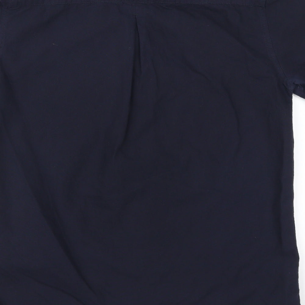 River Island Mens Blue    Button-Up Size S