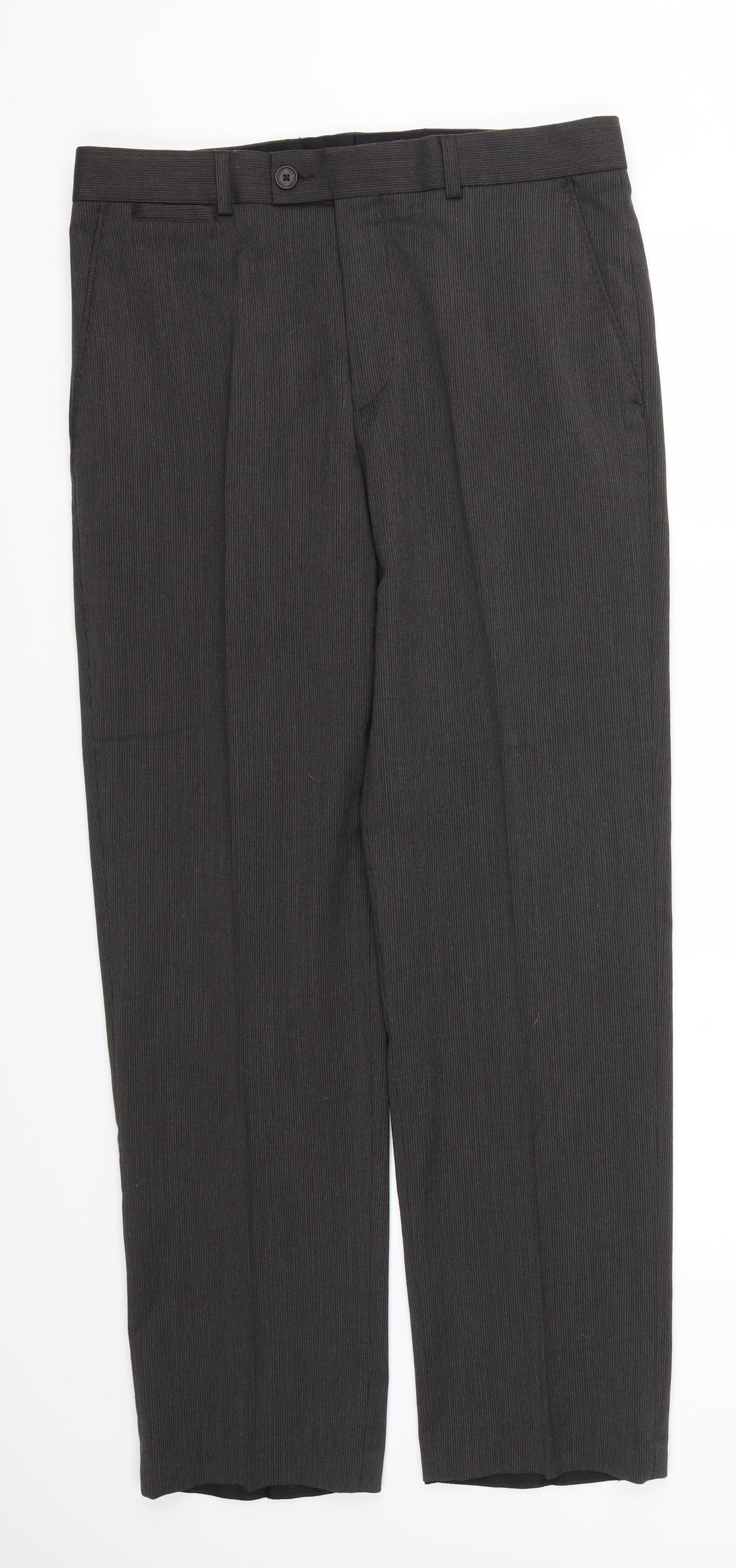 Debenhams Mens Brown   Trousers  Size 34 L31 in