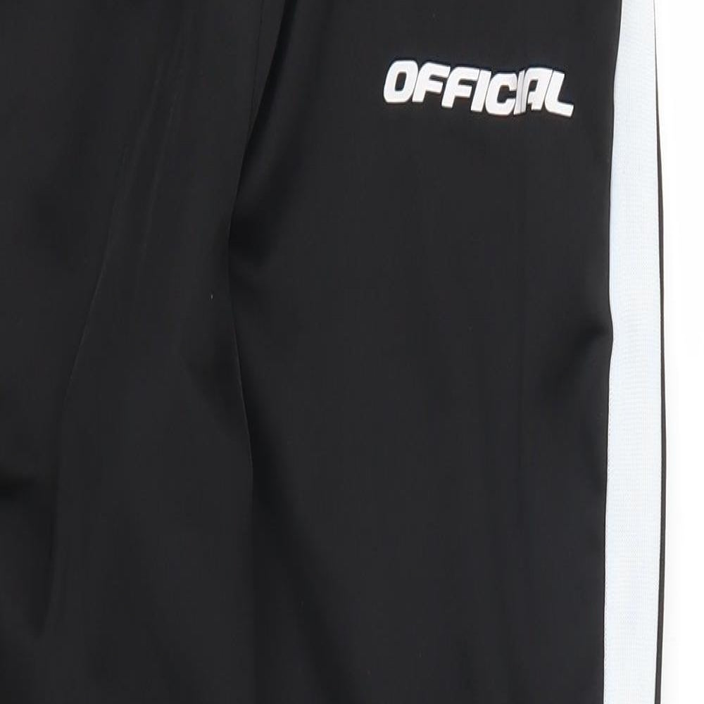 Boohoo Womens Black   Sweatpants Trousers Size S L27 in - Official