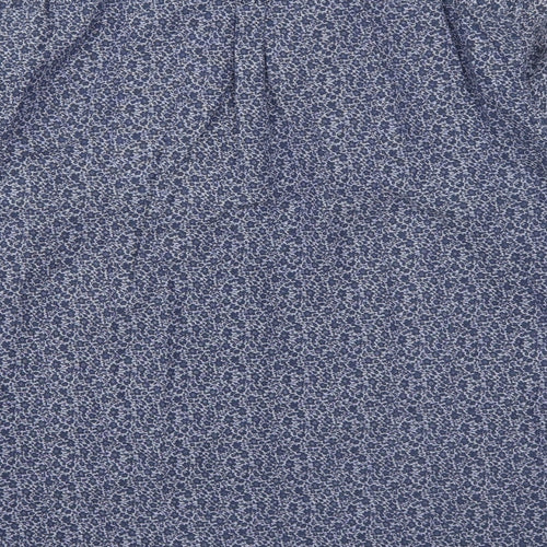 F&F Mens Blue Floral   Button-Up Size XL