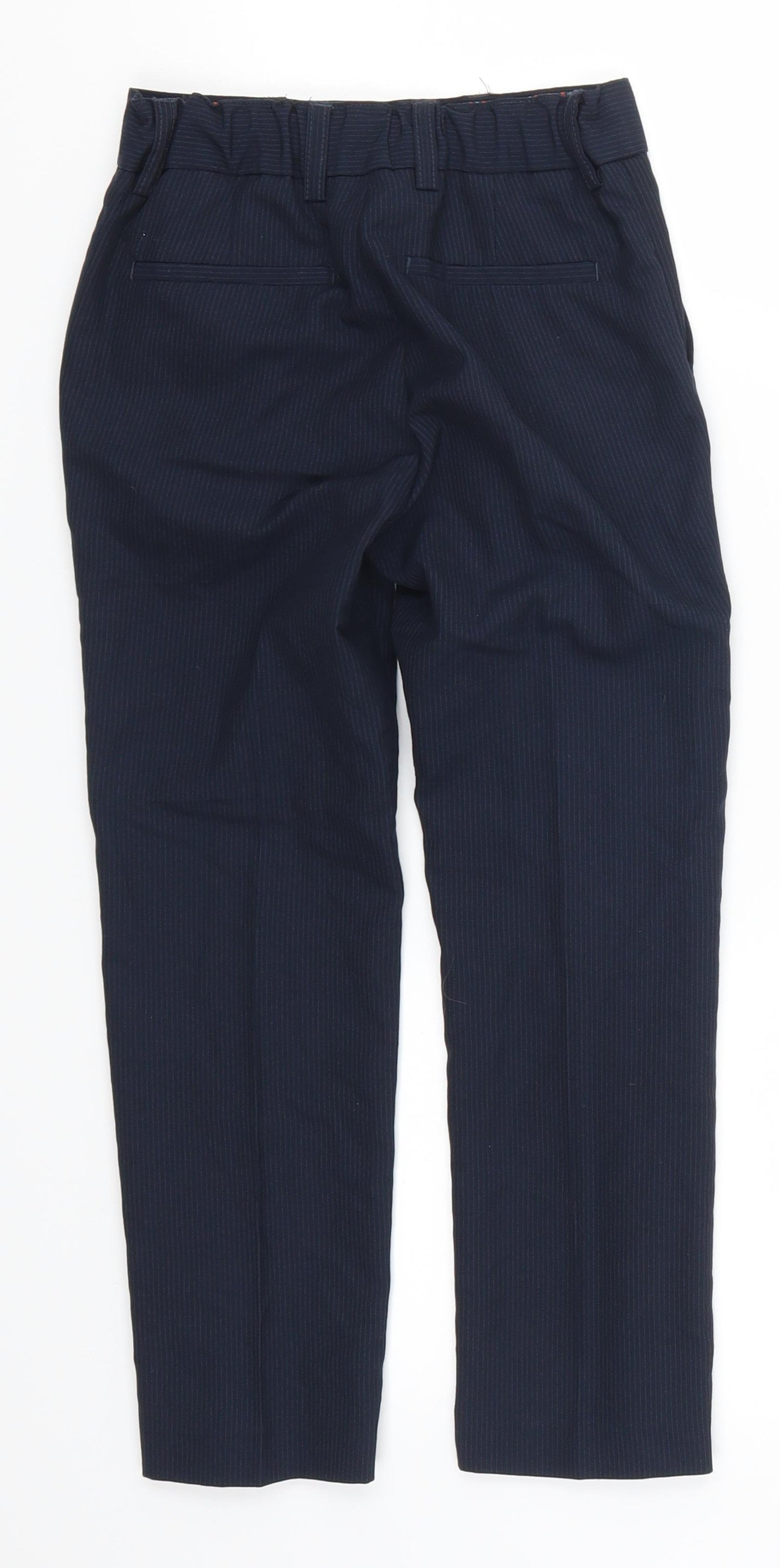 NEXT Boys Blue Striped  Dress Pants Trousers Size 8 Years