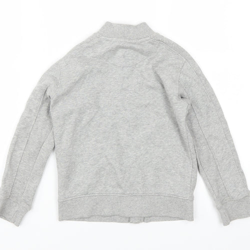 Penguin Boys Grey   Full Zip Sweatshirt Size 5-6 Years