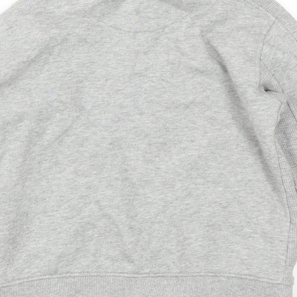 Penguin Boys Grey   Full Zip Sweatshirt Size 5-6 Years