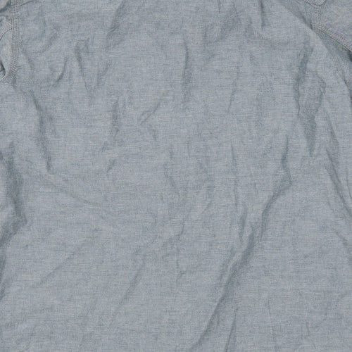 JACK & JONES Mens Grey    Button-Up Size M