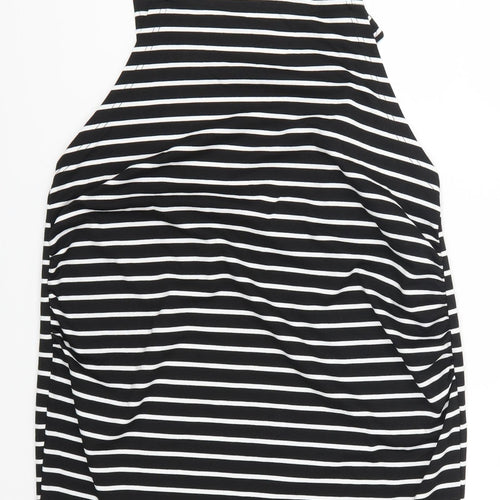 SheIn Womens Black Striped  Pencil Dress  Size L
