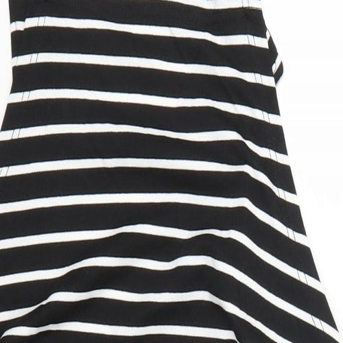 SheIn Womens Black Striped  Pencil Dress  Size L