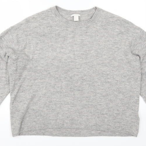 H&M Womens Grey   Pullover Jumper Size M