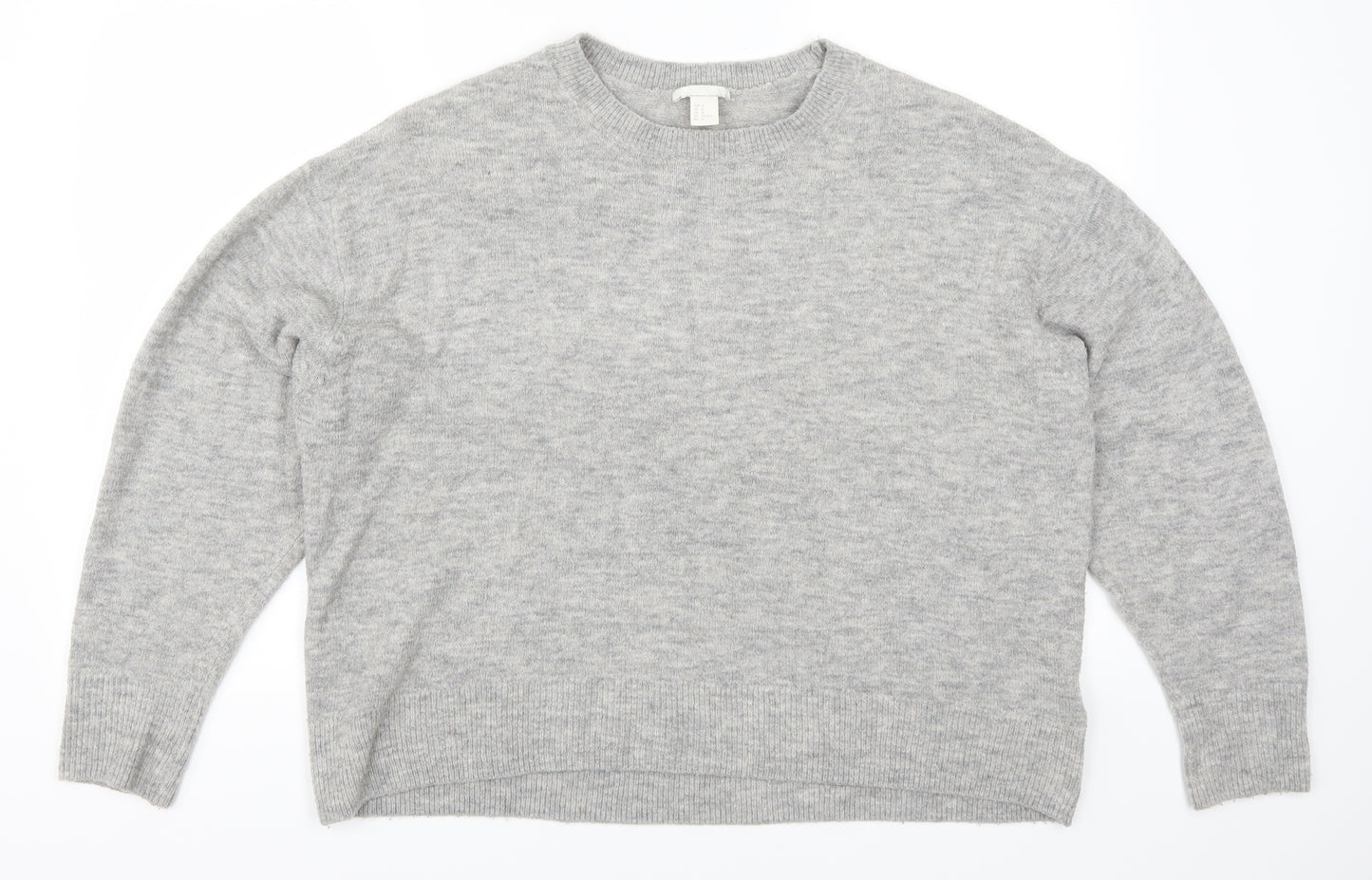 H&M Womens Grey   Pullover Jumper Size M
