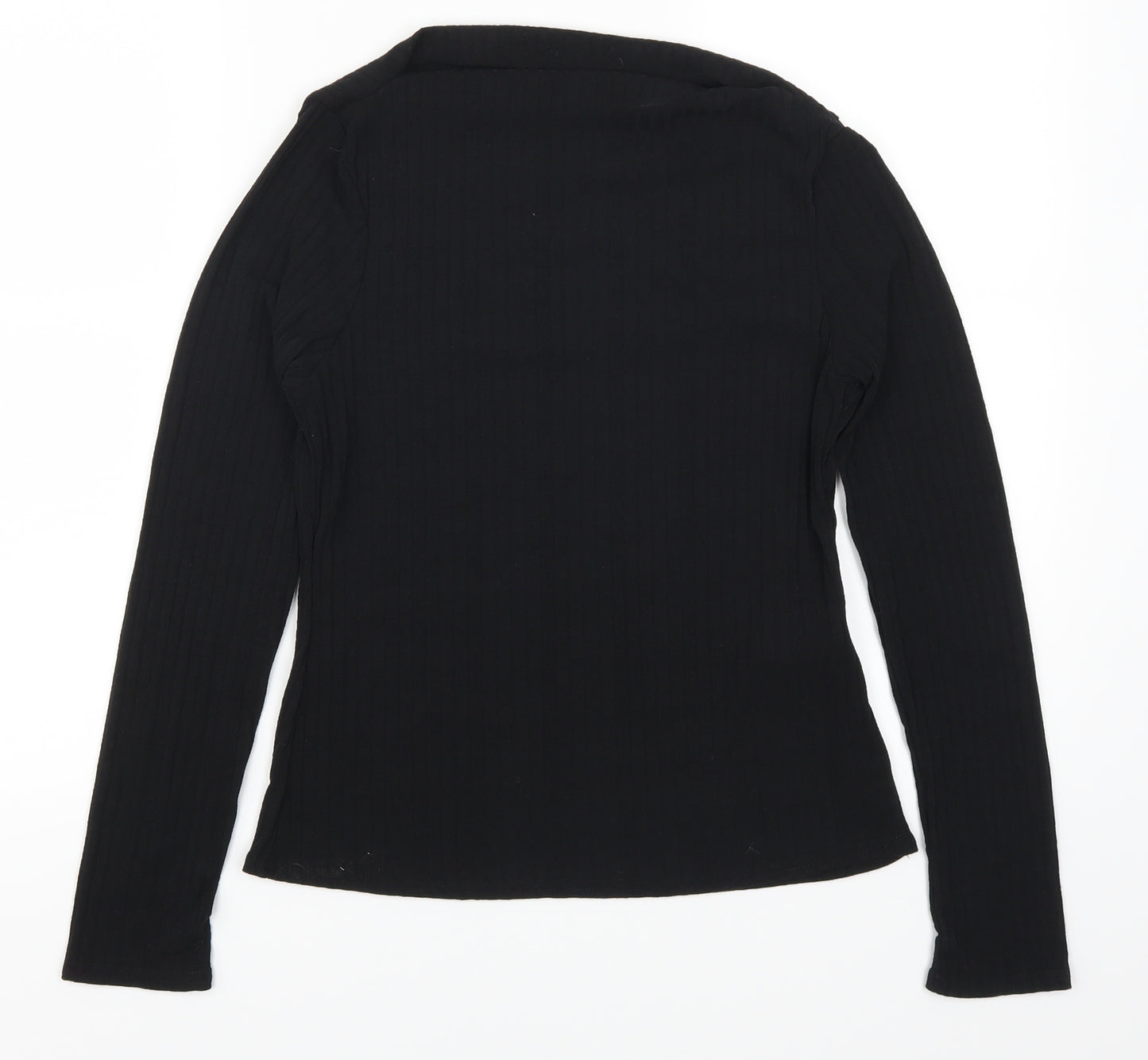 Boohoo Womens Black   Basic T-Shirt Size 12