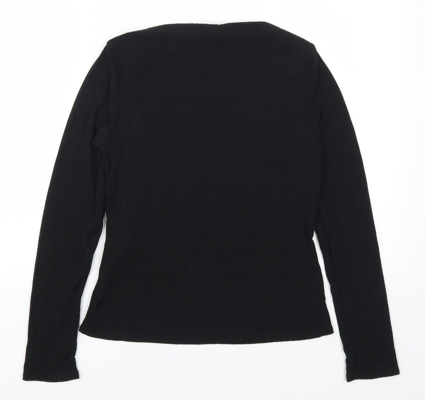 Boohoo Womens Black   Basic T-Shirt Size 12
