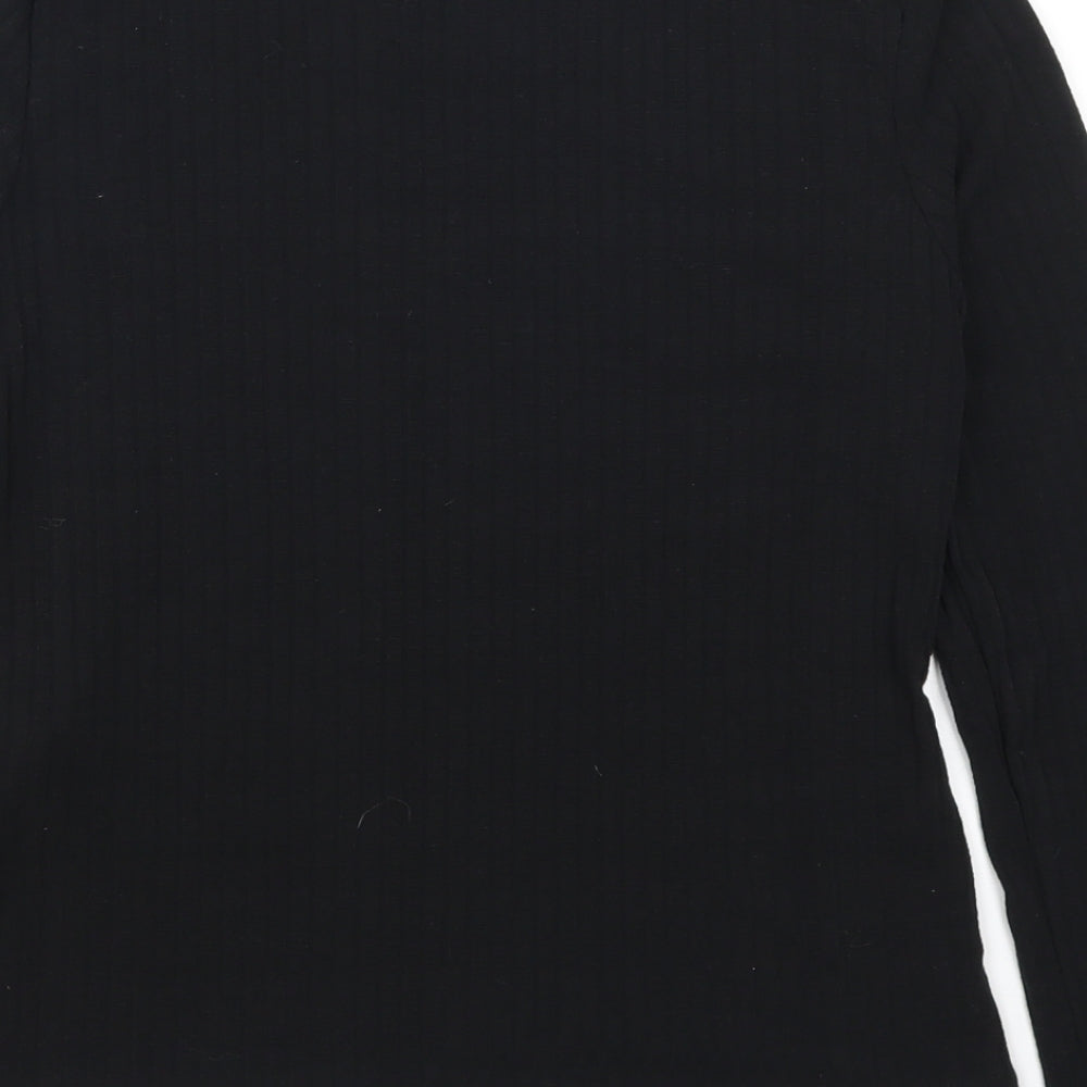 Boohoo Womens Black   Basic T-Shirt Size 12