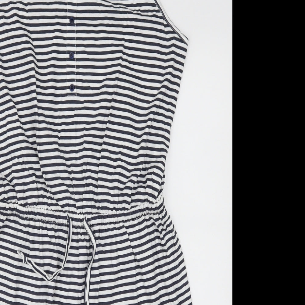 BPC Womens Blue Striped  Tank Dress  Size M