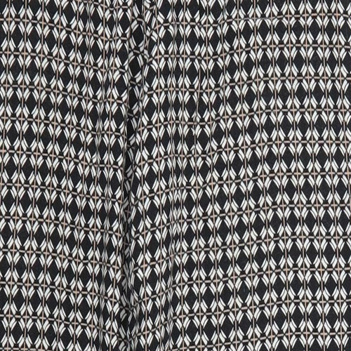 F&F Womens Grey Geometric  Trousers  Size 8 L26 in